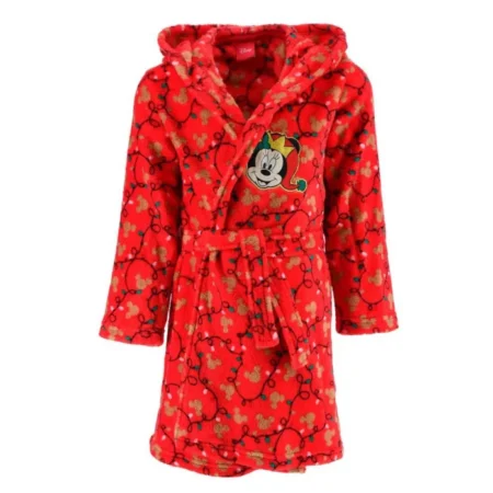 Disney Minnie Mouse Rode Kerst badjas 3 - 8 jaar - polyester