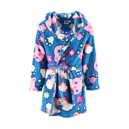 Gabby's Dollhouse Regenboog Blauw badjas 3 - 8 jaar - polyester