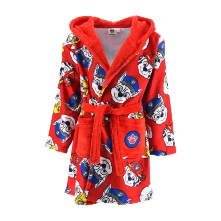 Paw Patrol Rood badjas 3 - 6 jaar - polyester