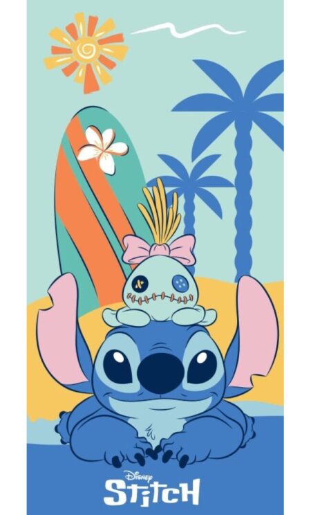 Stitch strandlaken 70 x 140 cm polyester