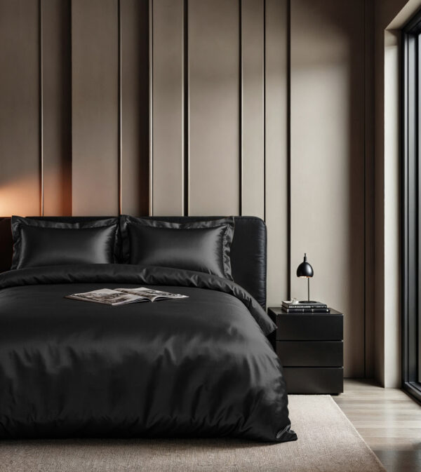 Sleeptime Glossy Zwart 140 x 220 cm - Afbeelding 4