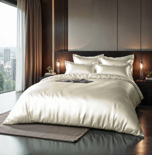 Sleeptime Glossy Creme 140 x 220 cm - Afbeelding 3