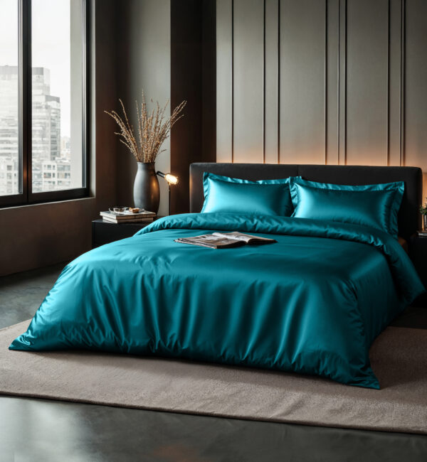 Sleeptime Glossy Petrol 140 x 220 cm - Afbeelding 3
