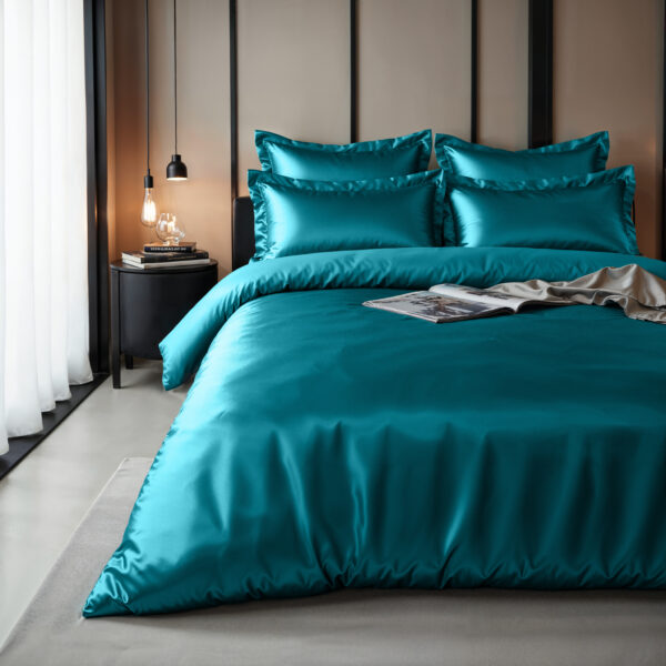 Sleeptime Glossy Petrol 140 x 220 cm - Afbeelding 4