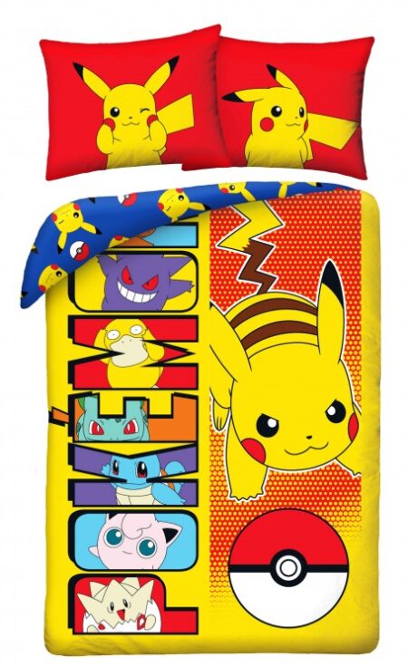 Pokémon Dekbedovertrek Pikachu 140 x 200 cm (70 x 90 cm) pre order