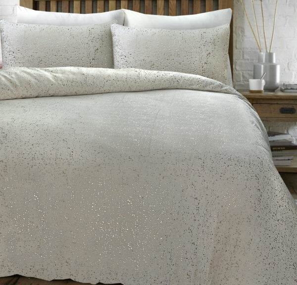 Glamour Flanel Sprankle Foil Creme 140 x 200/220