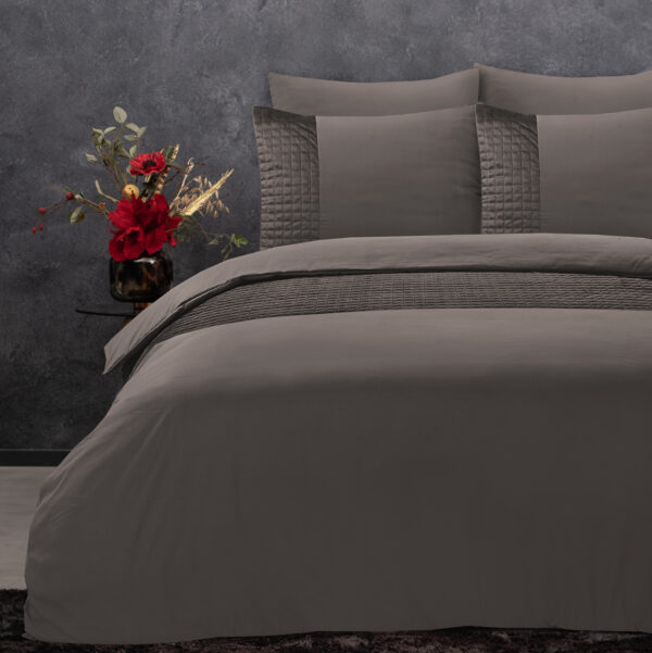 Sleeptime Velvet Band Taupe 140 x 220 cm - Afbeelding 3