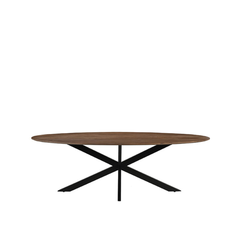 LABEL51 Eetkamertafel James - Nature - Mangohout - 210 cm - Ovaal James