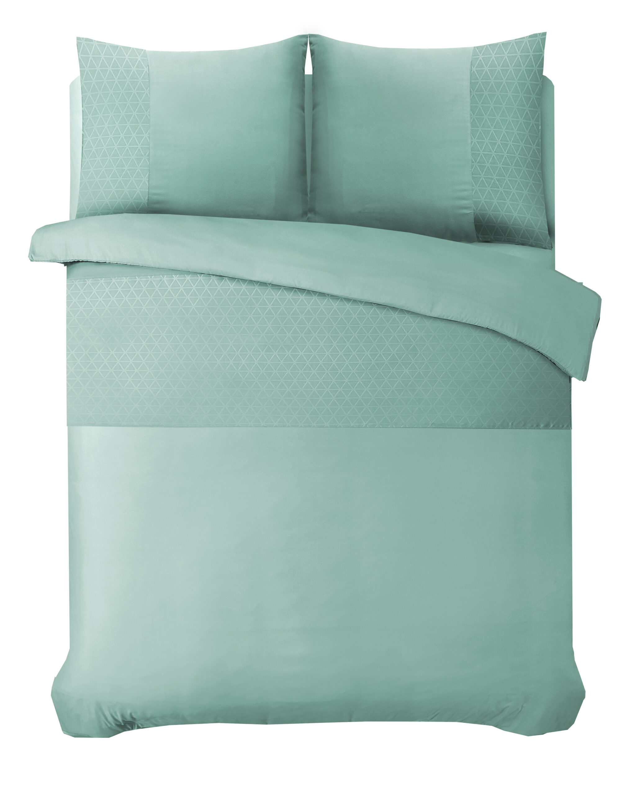 Sleeptime Berlin Mint groen 200 x 220 cm - Afbeelding 4