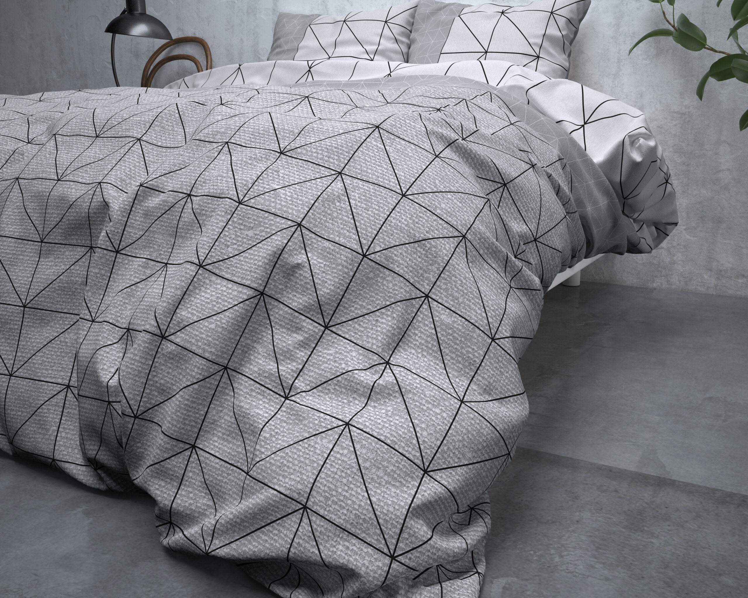 Sleeptime Flanel Gino Grijs 200 x 200/220 cm - Afbeelding 4