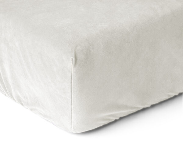 Sleeptime Velvet Hoeslaken Creme 140 x 200 cm - Afbeelding 4