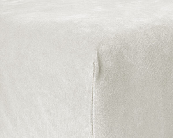 Sleeptime Velvet Hoeslaken Creme 140 x 200 cm - Afbeelding 5
