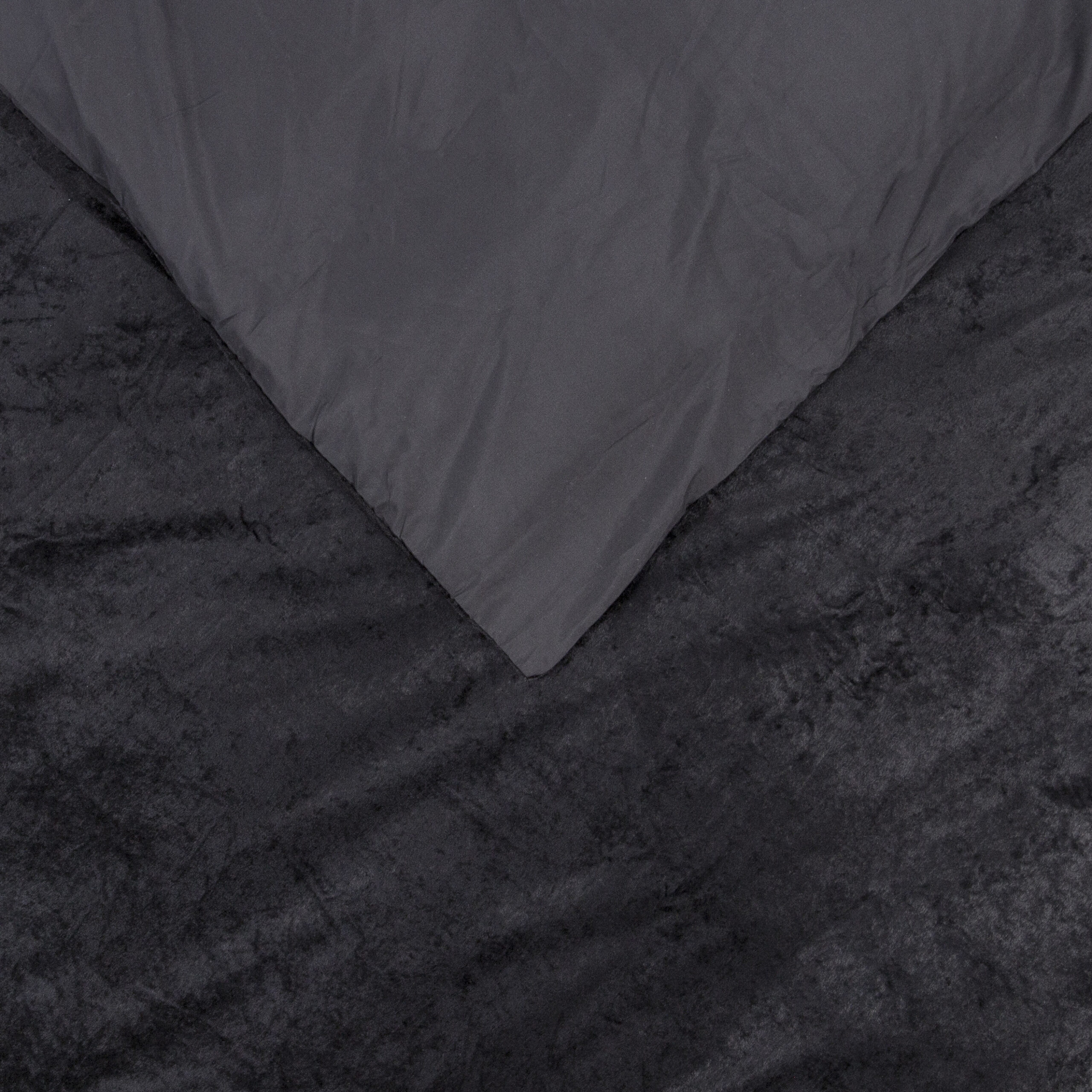 Sleeptime Crystal Velvet Zwart 140 x 220 cm - Afbeelding 4