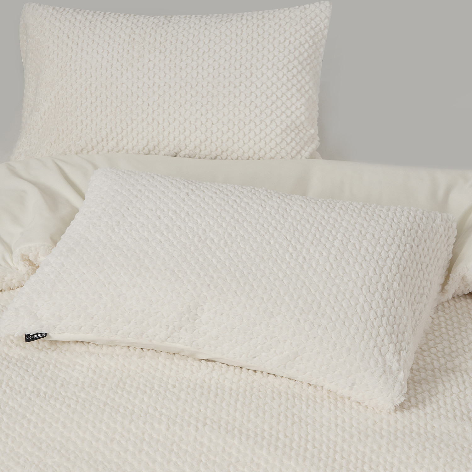 Sleeptime Fur Teddy Beige 240 x 200/220 cm - Afbeelding 4