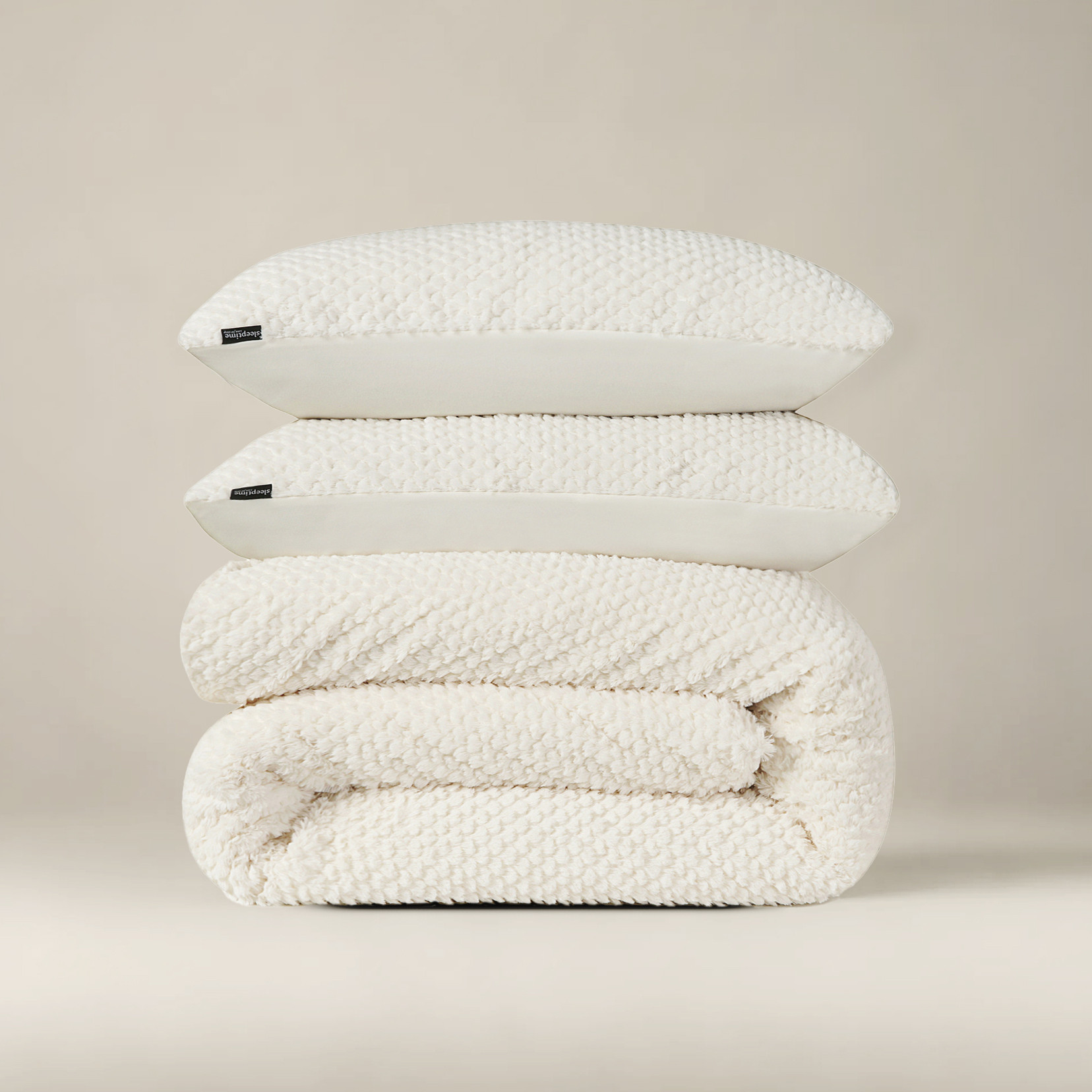 Sleeptime Fur Teddy Beige 240 x 200/220 cm - Afbeelding 5