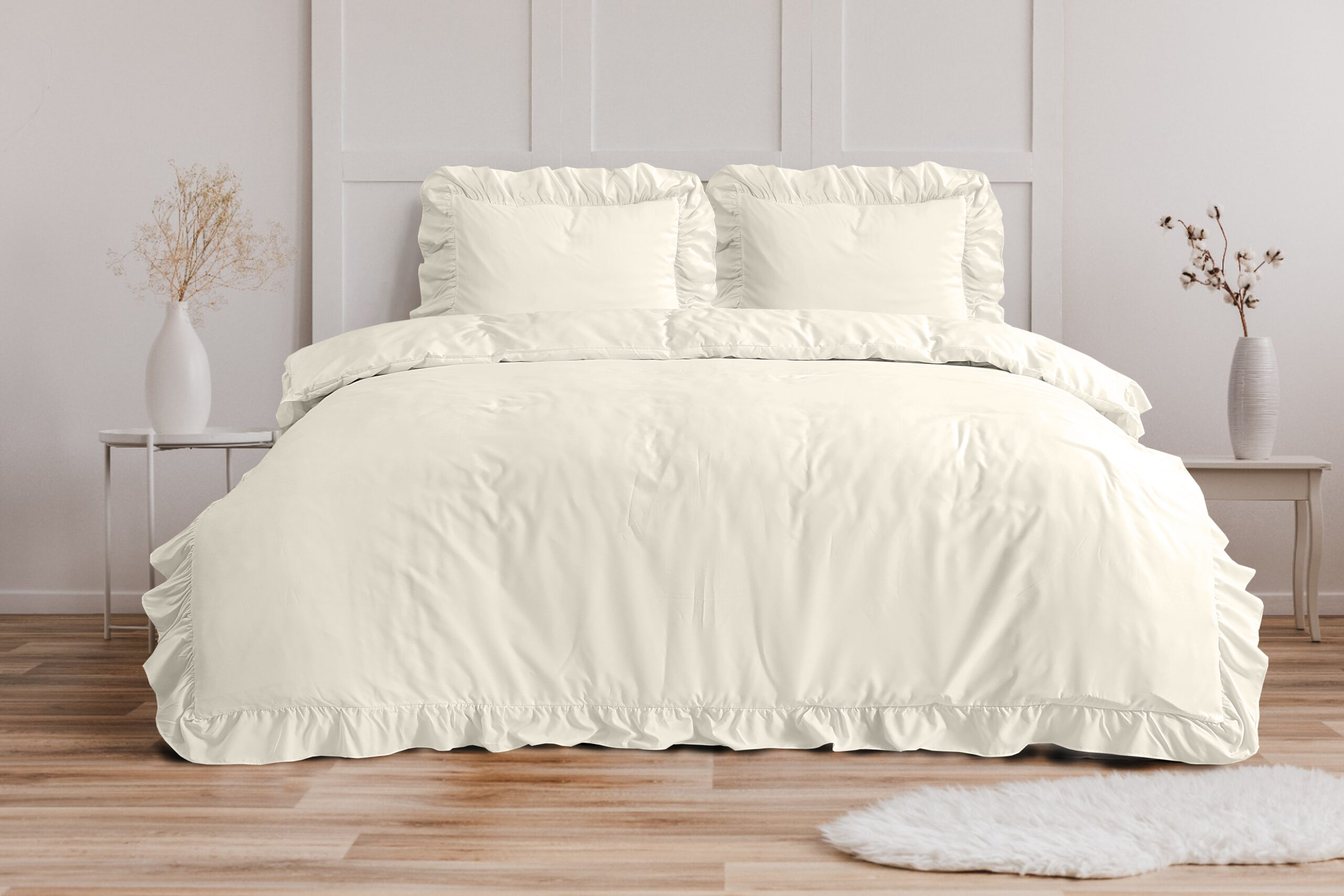 Ruffles Creme 240 x 200/220