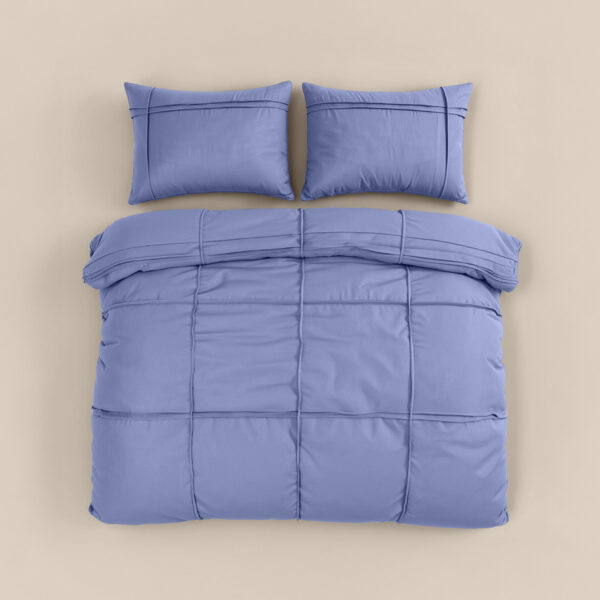 Sleeptime Washed Tufted Blauw 200 x 200/220 cm - Afbeelding 4