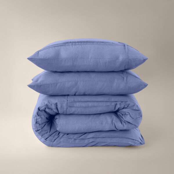 Sleeptime Washed Tufted Blauw 200 x 200/220 cm - Afbeelding 5