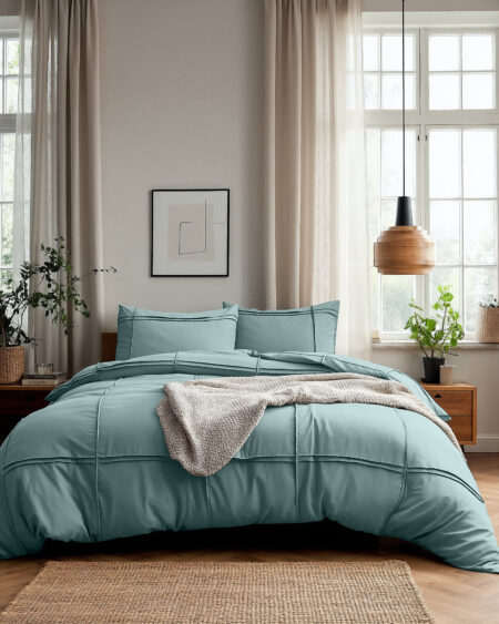 Washed Tufted Groen 140 x 200/220