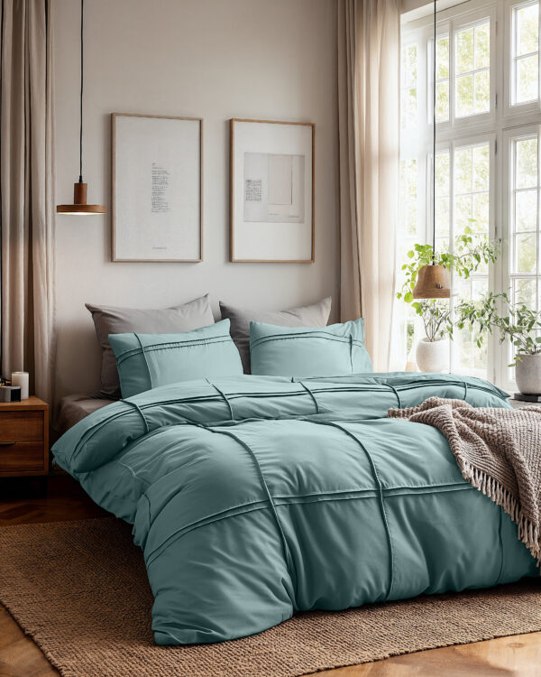Washed Tufted Groen 140 x 200/220