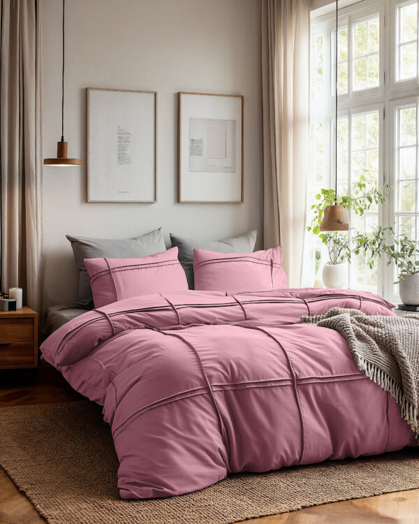 Washed Tufted Oud Roze 140 x 200/220