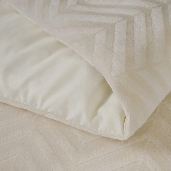 Sleeptime Chevron Teddy Créme 240 x 200/220 cm - Afbeelding 5