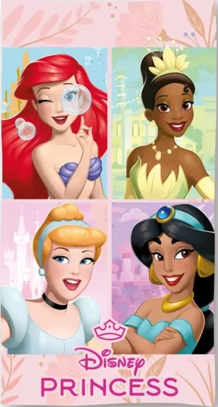 Disney Princess Magical strandlaken 70 x 140 cm - polyester