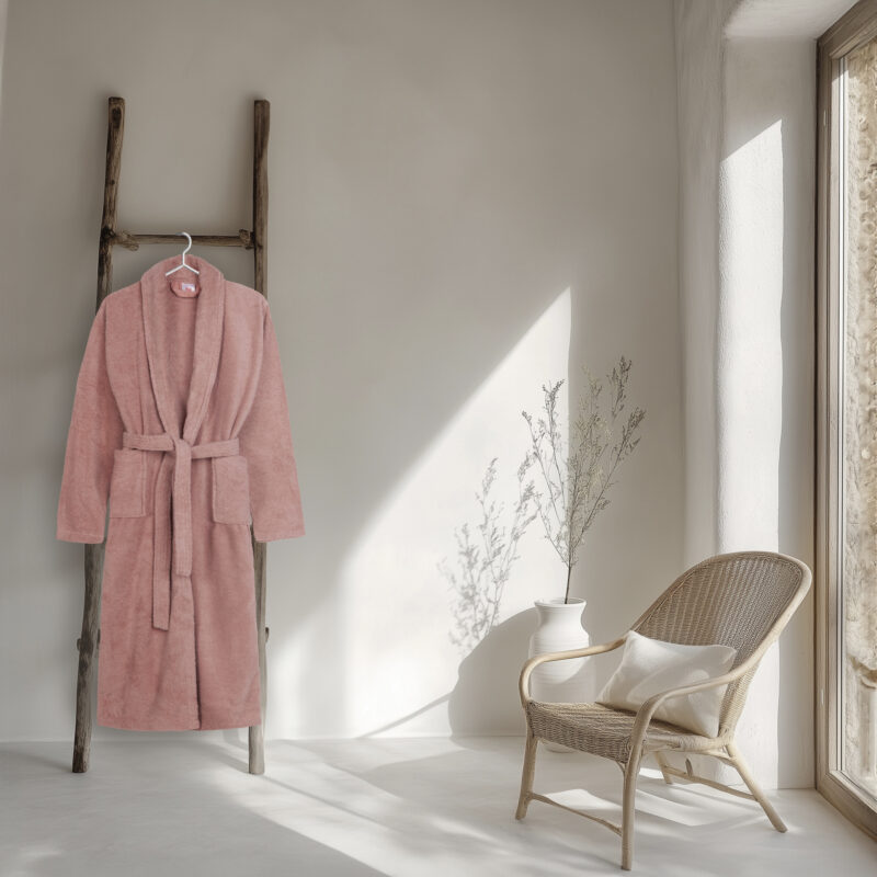 Roze - (M/L) - Katoen/ Badstof