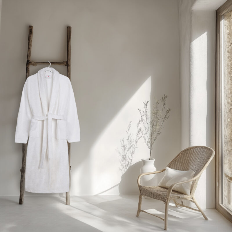 Wit - (XS/S) - Katoen/ Badstof