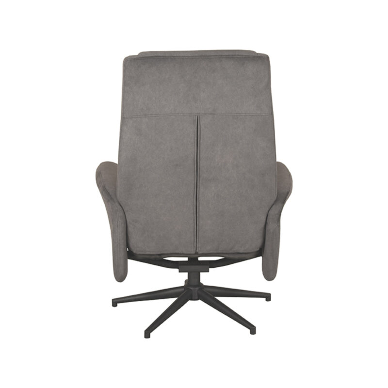 LABEL51 Fauteuil Bergen - Antraciet - Cosmo - Excl. Hocker Bergen