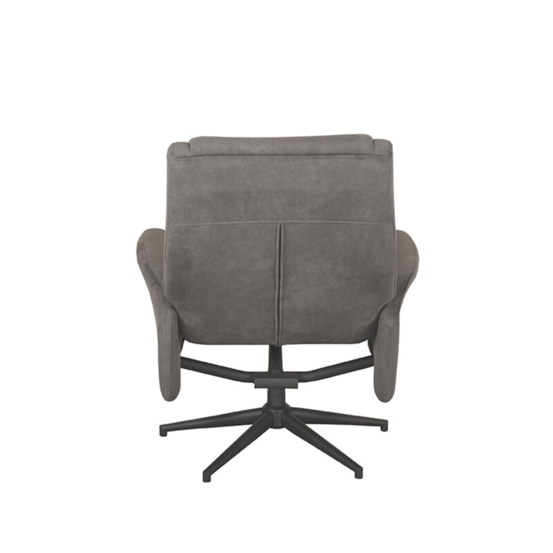 LABEL51 Fauteuil Bergen - Antraciet - Cosmo - Excl. Hocker Cosmo