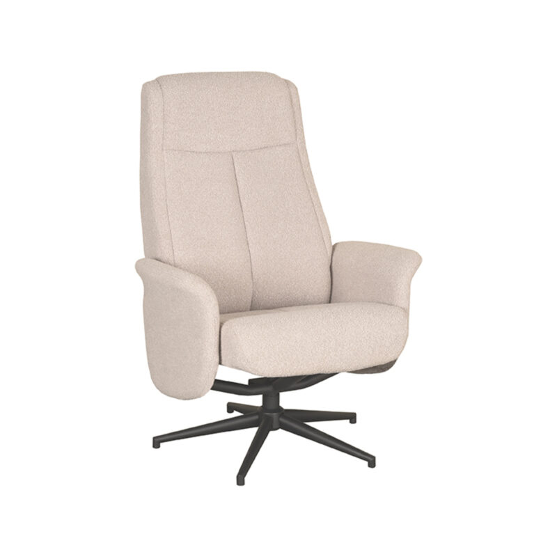LABEL51 Fauteuil Bergen - Naturel - Boucle - Excl. Hocker Boucle