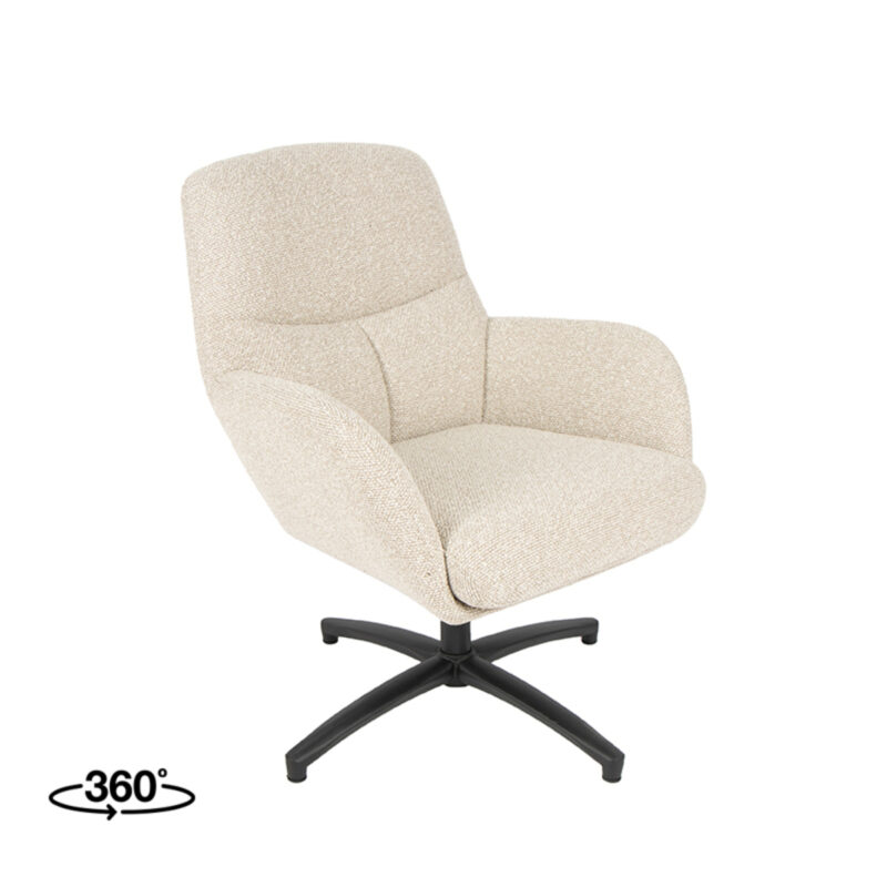 LABEL51 Fauteuil Chill Zone - Naturel - Boucle - One Size Chill Zone