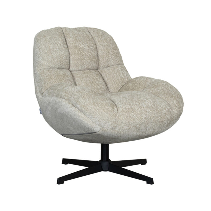 LABEL51 Fauteuil Huxley - Truffel grijs - Elite - One Size Huxley