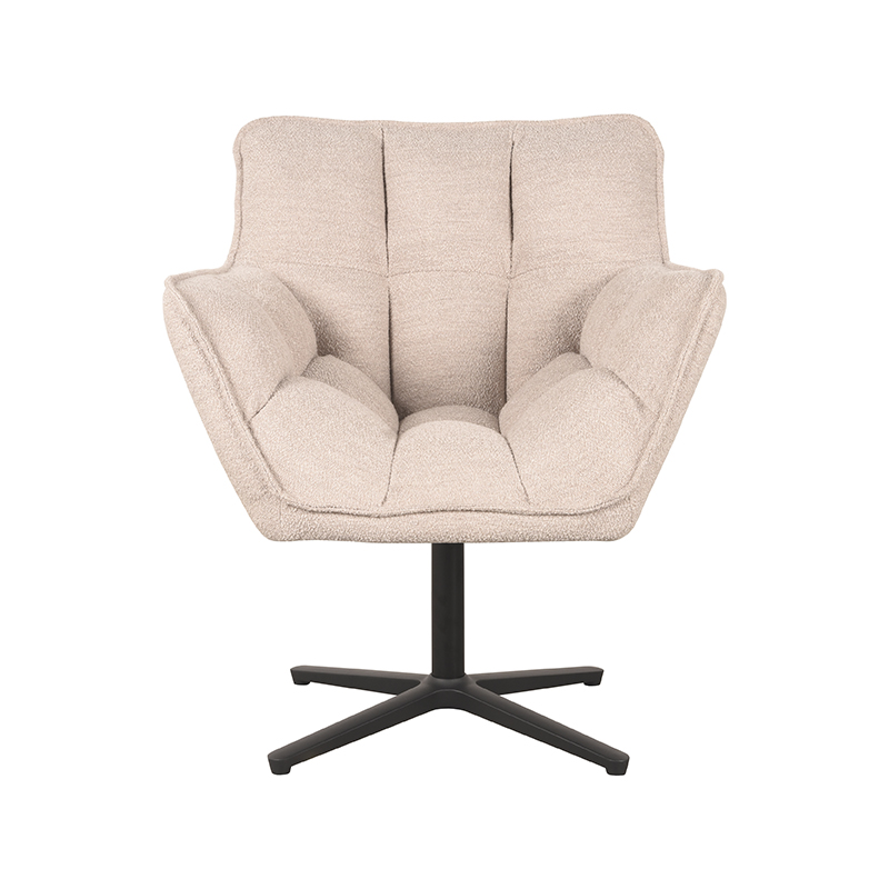 LABEL51 Fauteuil Ian - Naturel - Boucle - One Size Boucle