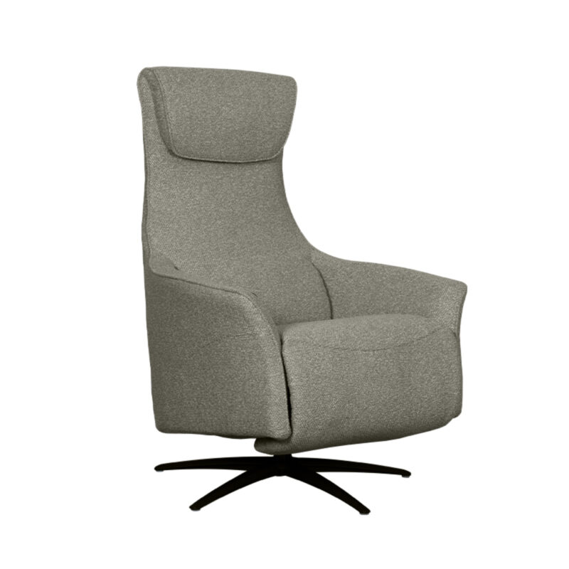 LABEL51 Fauteuil Lund - Truffel grijs - Boucle - One Size Lund