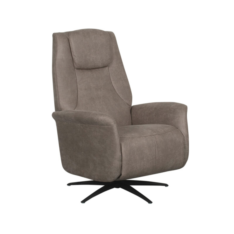 LABEL51 Fauteuil Stockholm - Taupe - Micro Suede - One Size Micro Suede