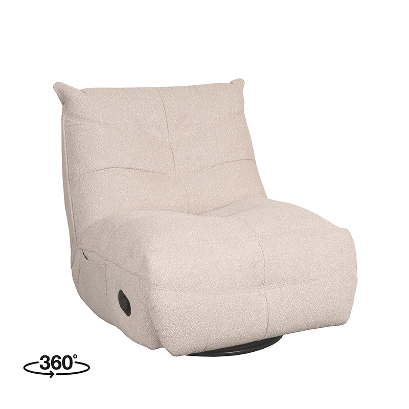 LABEL51 Fauteuil Take It Easy - Naturel - Boucle - One Size Take It Easy