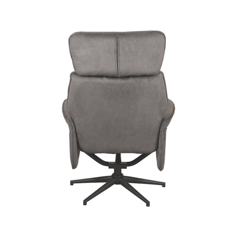 LABEL51 Fauteuil Verdal - Antraciet - Cosmo - Excl. Hocker Verdal