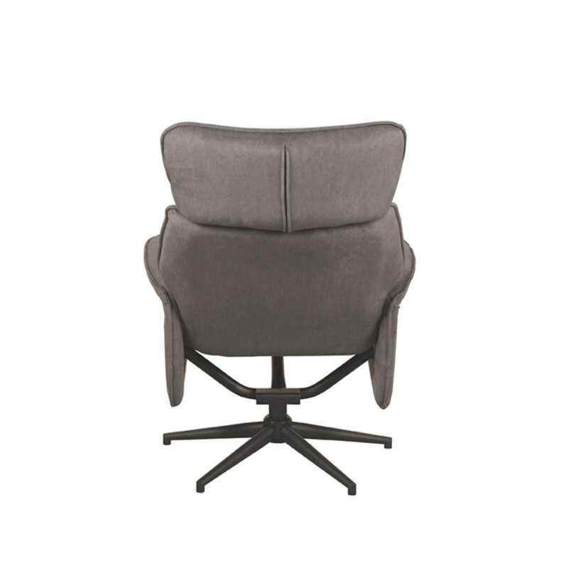 LABEL51 Fauteuil Verdal - Antraciet - Cosmo - Excl. Hocker Cosmo