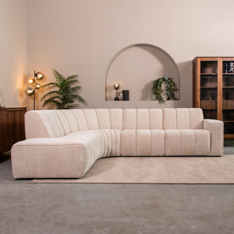 LABEL51 Hoekbank Vitoro - Naturel - Elite - Links Vitoro