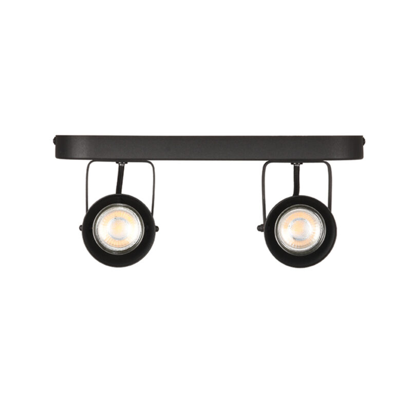 LABEL51 Spot Max led - Zwart - Metaal - 2-Lichts Metaal