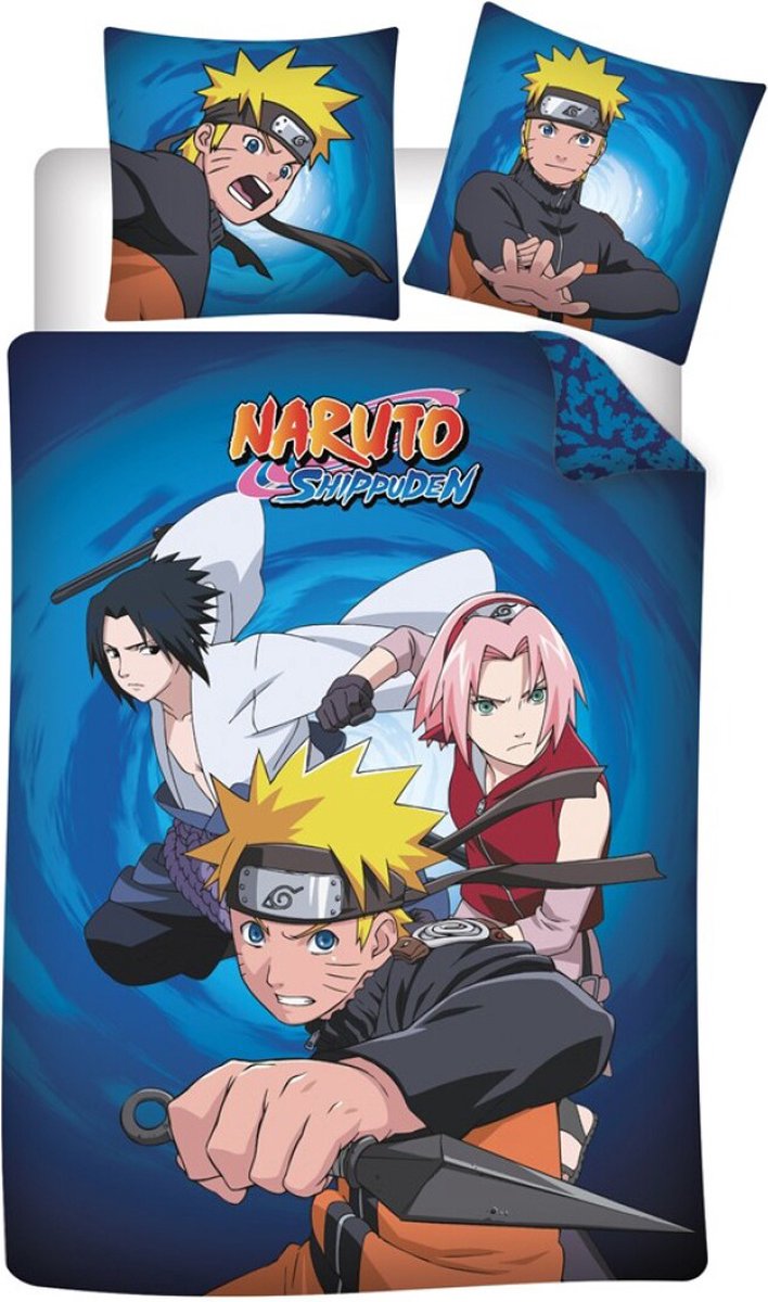 Naruto Dekbedovertrek Kyuubi 140/240 x 200/220 cm Katoen