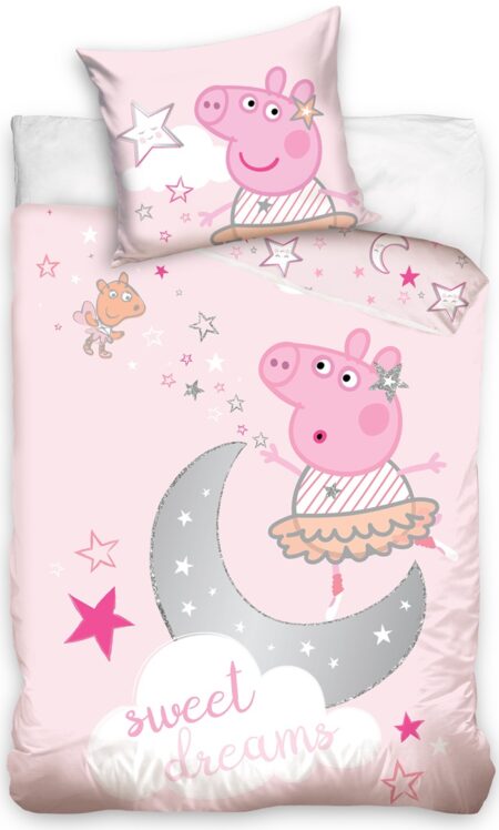Peppa Pig Sweet Dreams Dekbedovertrek  140 x 200 cm - 50 x 70 cm