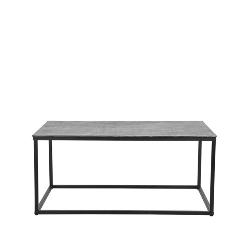 D-MAXX Salontafel Pride - Antiek ash - Metaal - 100 cm Metaal