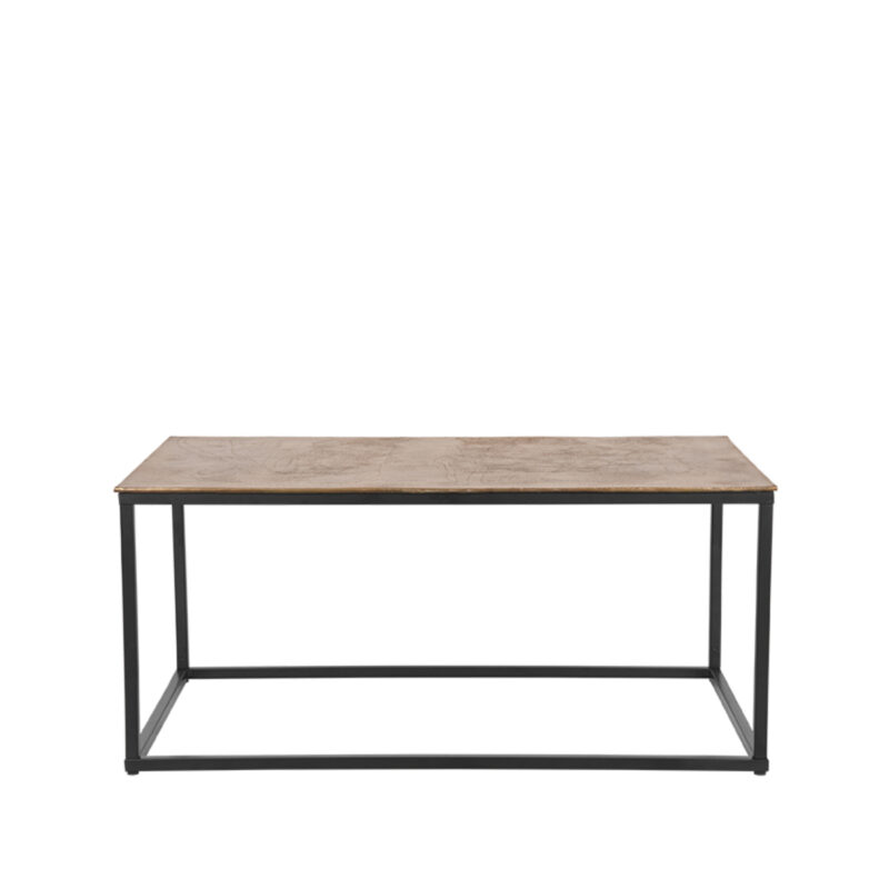 D-MAXX Salontafel Pride - Antiek goud - Metaal - 100 cm Pride