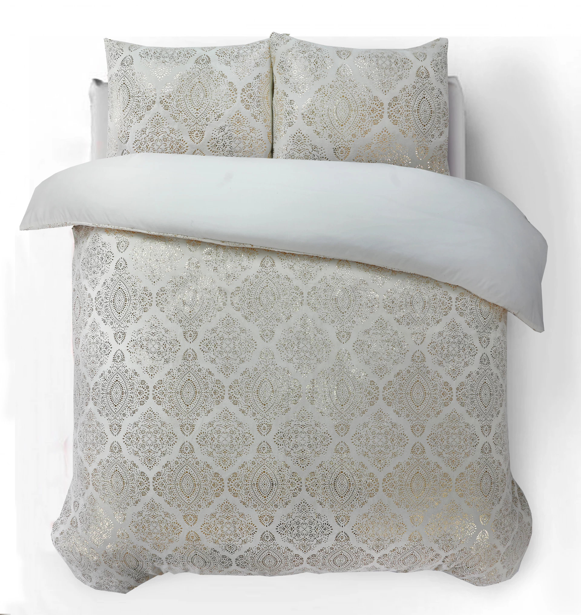 Sleeptime Glamour Flanel Art Foil Creme 140 x 200/220 cm