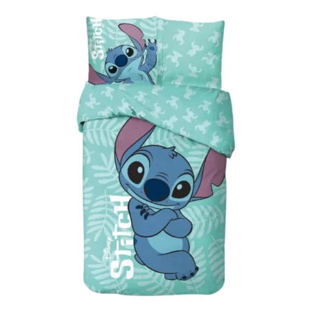 Stitch Dekbedovertrek groen 140 x 200 cm - 65 x 65 cm