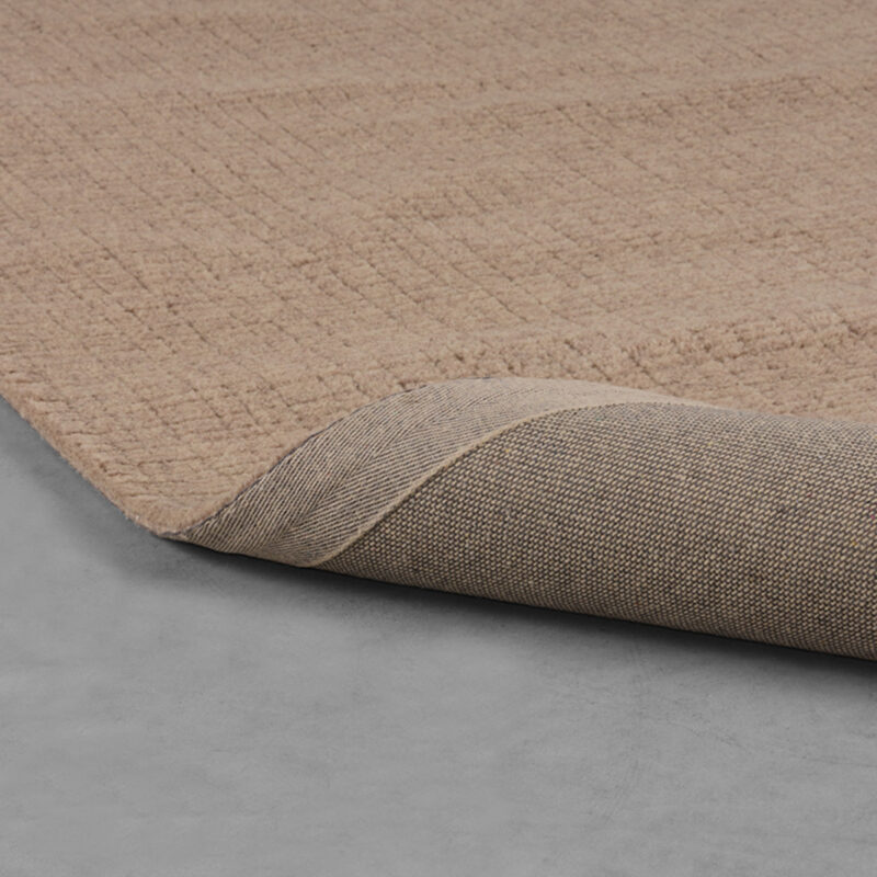 LABEL51 Vloerkleden Wolly - Taupe - Wol - 200x300 cm Wol