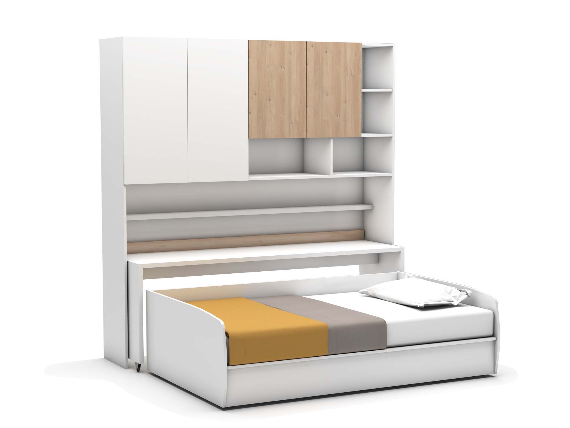 Opklapbed Icon compact 3 bedden